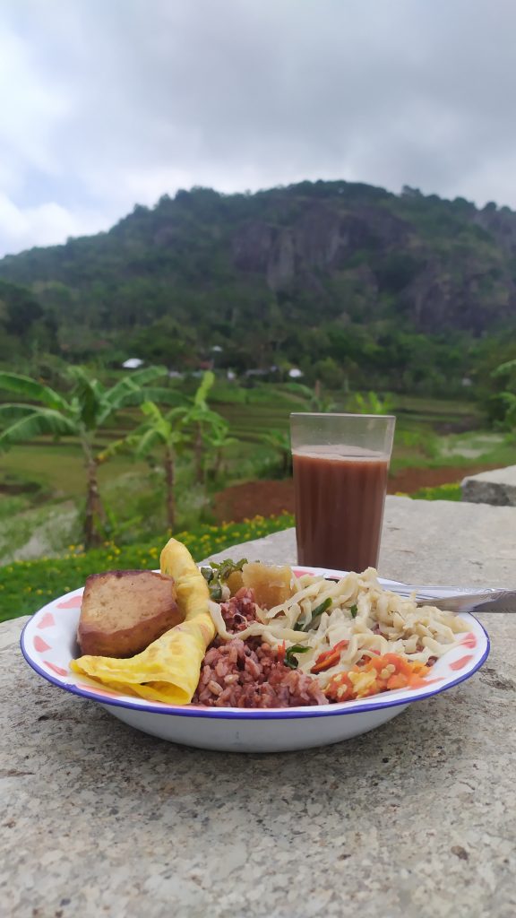 Breakfast with View at Pawon Purba Nglanggeran